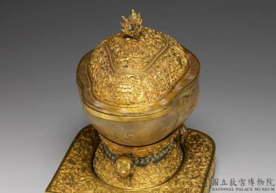 图片[2]-Kapala skull offering bowl, presented by Tatshag Khutuktu, 12th day of the 7th month of the 58th year of the Qianlong reign (August 18, 1793), Qing dynasty-China Archive